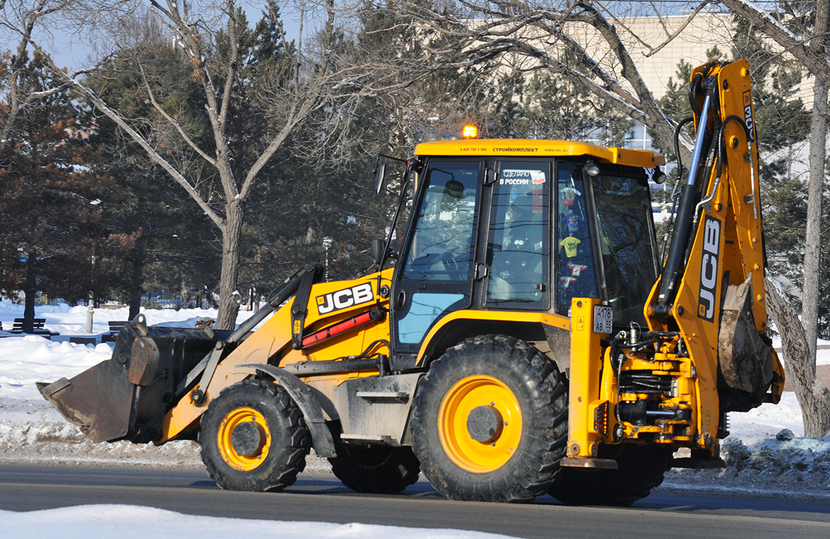 Омская область, № 4178 АВ 55 — JCB 3CX