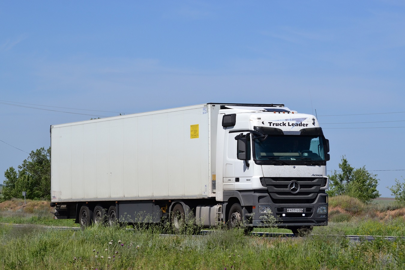 Пензенская область, № Р 411 ТО 58 — Mercedes-Benz Actros '09 1844 [Z9M]
