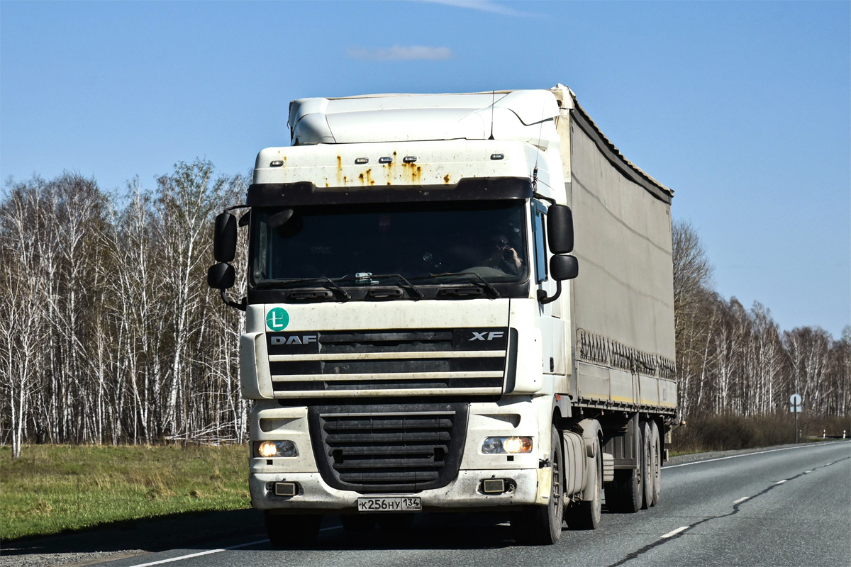 Волгоградская область, № К 256 НУ 134 — DAF XF105 FT