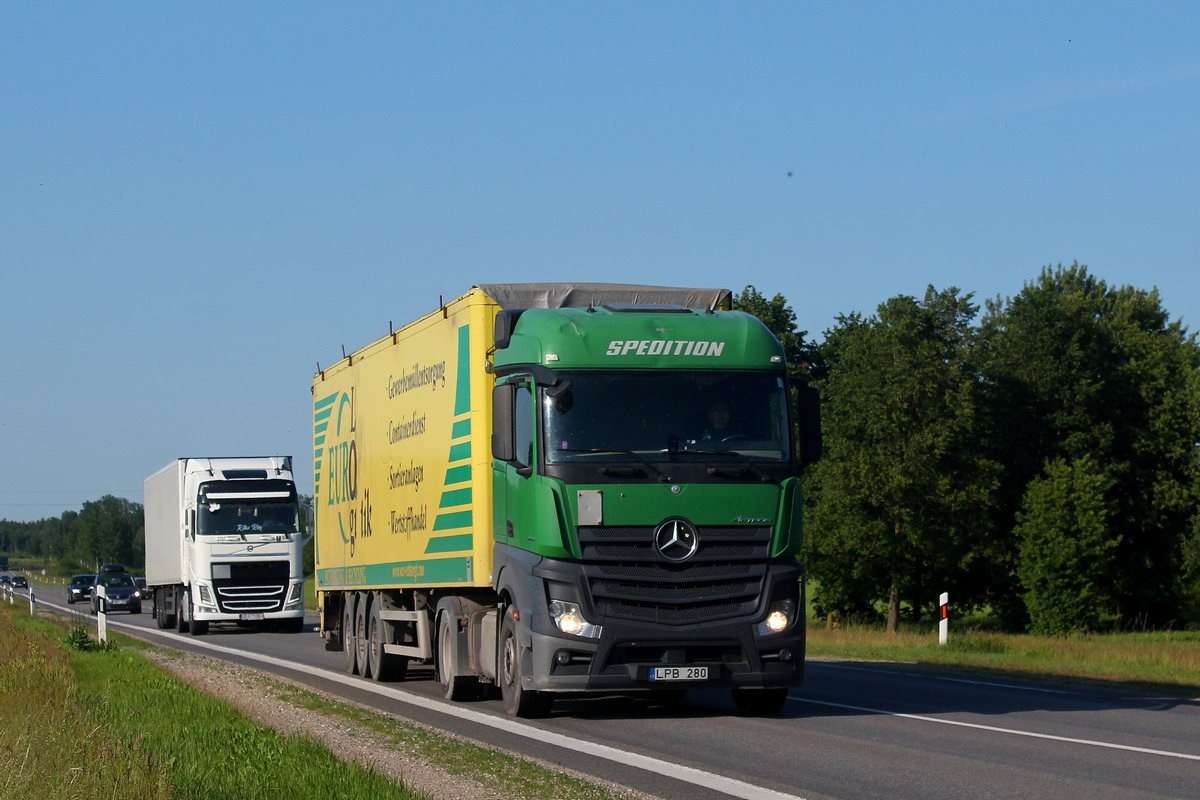 Литва, № LPB 280 — Mercedes-Benz Actros ('2011)
