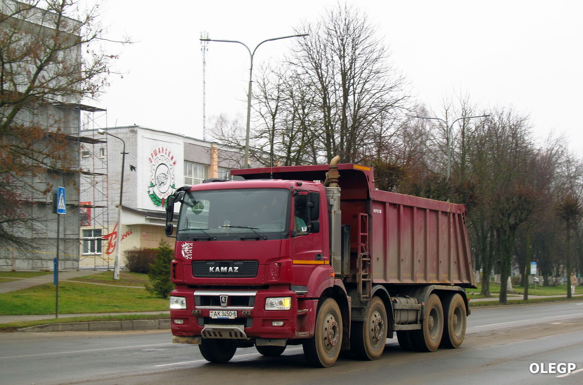 Могилёвская область, № АК 3450-6 — КамАЗ-65801 (общая модель)