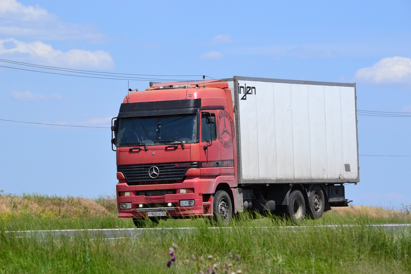 Дагестан, № Т 962 ОК 05 — Mercedes-Benz Actros ('1997) 2540