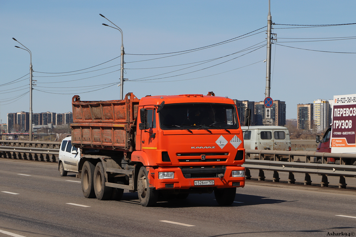 Красноярский край, № Е 526 НУ 124 — КамАЗ-65115-42