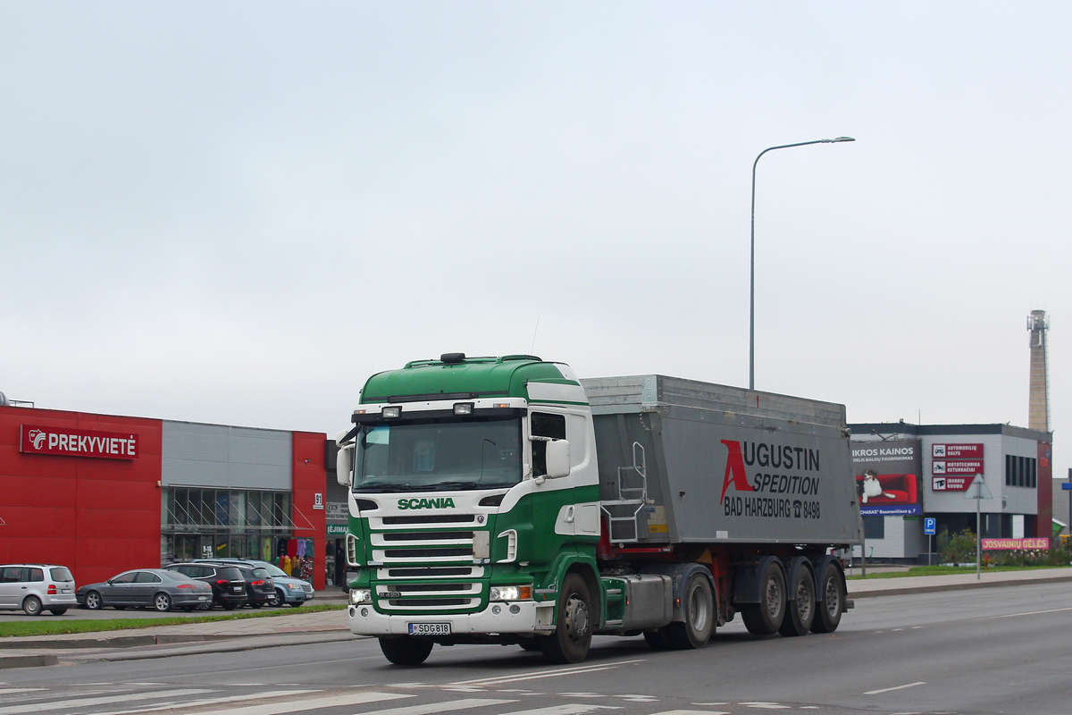 Литва, № SDG 818 — Scania ('2004) R420