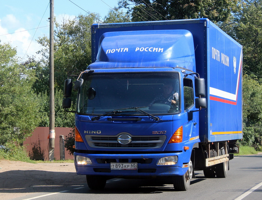Псковская область, № Т 893 КР 60 — Hino 500