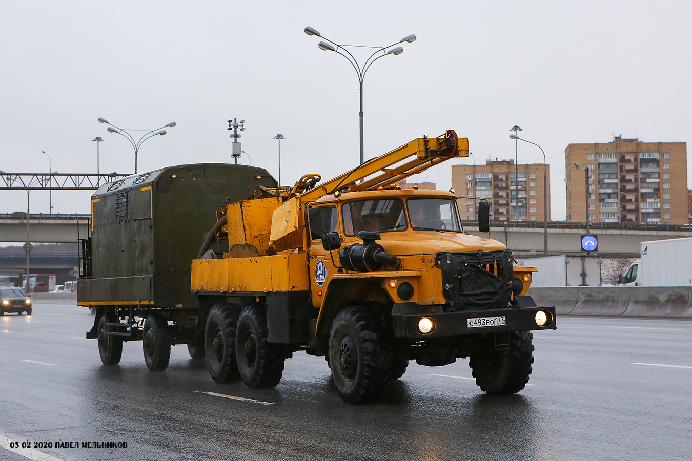 Москва, № С 493 РО 177 — Урал-4320-41