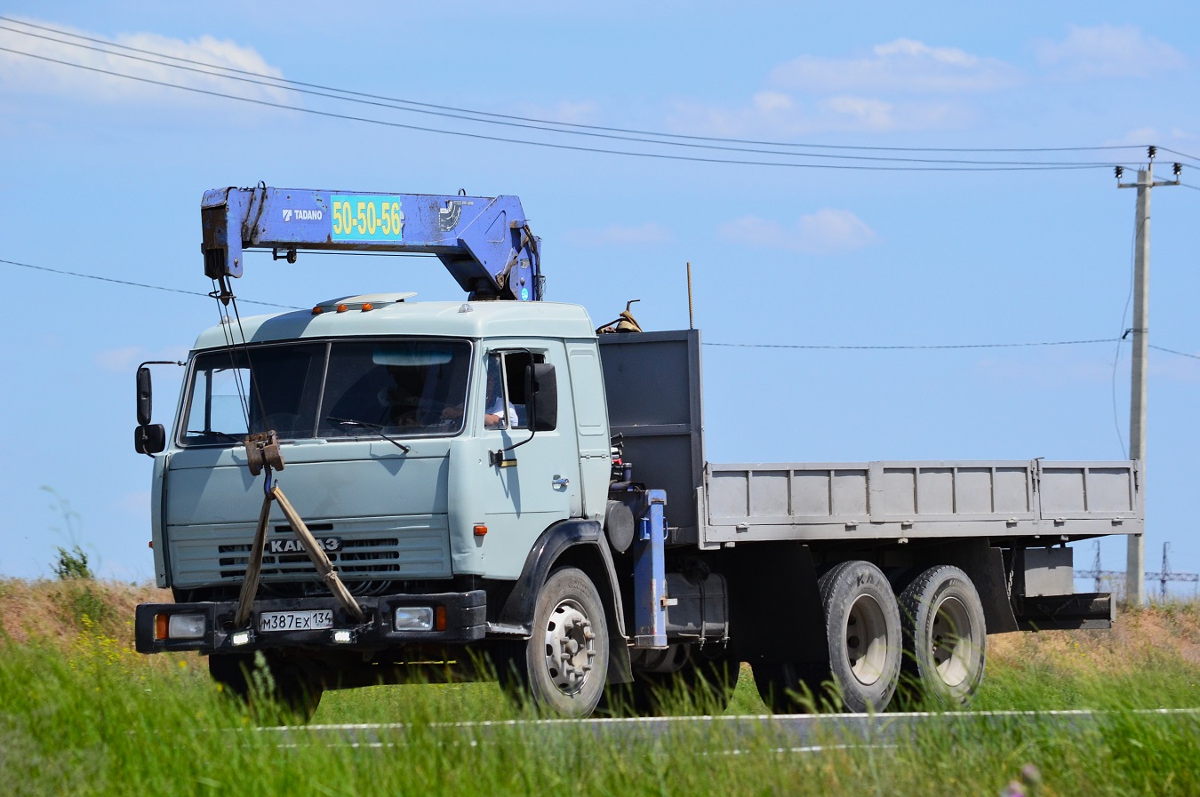 Волгоградская область, № М 387 ЕХ 134 — КамАЗ-53212