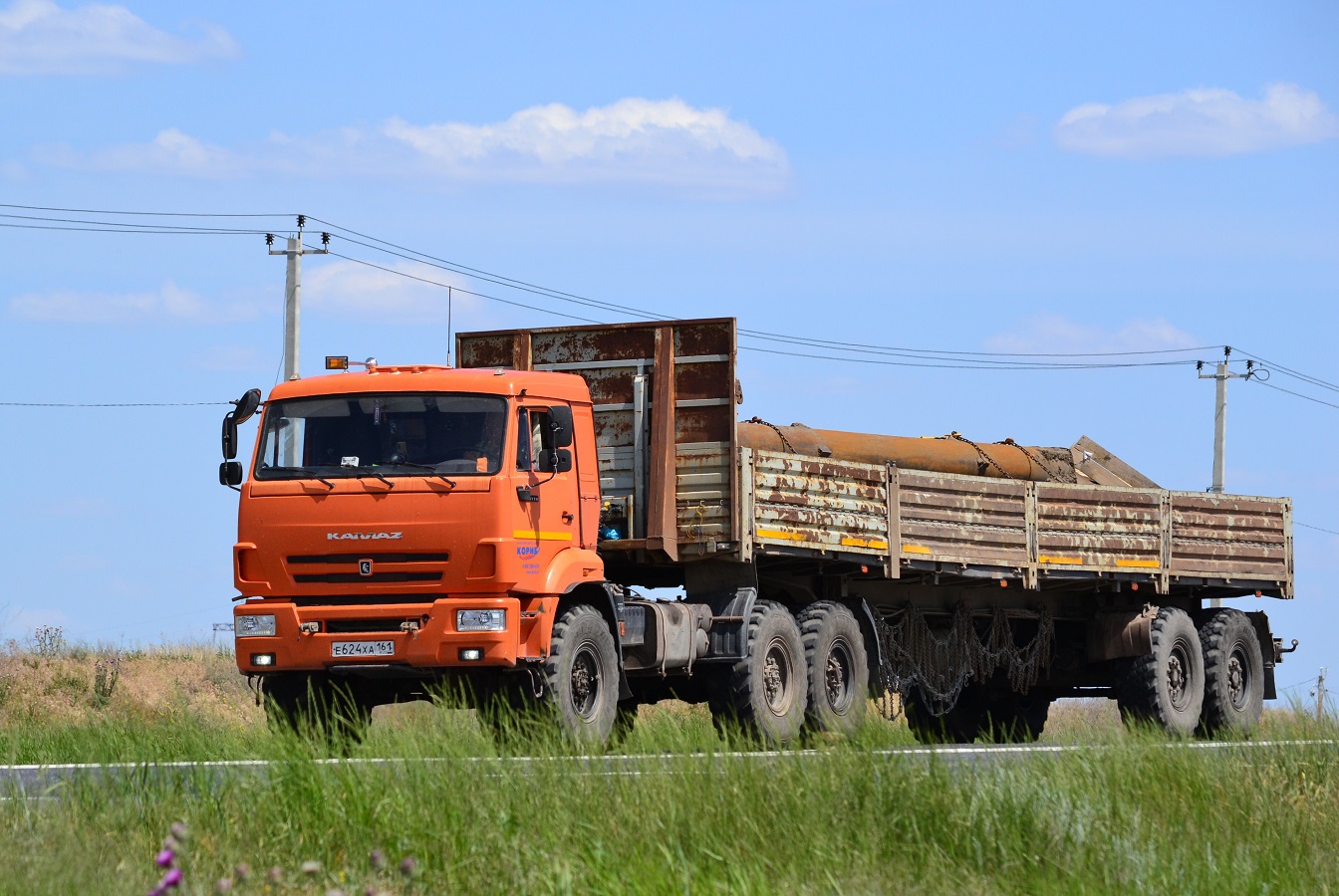 Ростовская область, № Е 624 ХА 161 — КамАЗ-43118-46