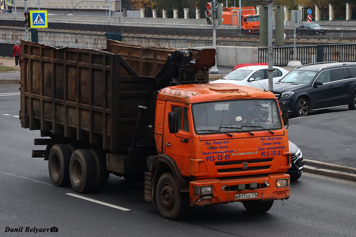 Санкт-Петербург, № В 817 ХК 178 — КамАЗ-65115-L4(19)