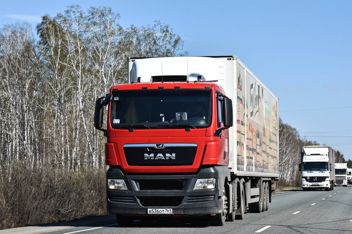 Ростовская область, № В 536 ОТ 761 — MAN TGS 26.400