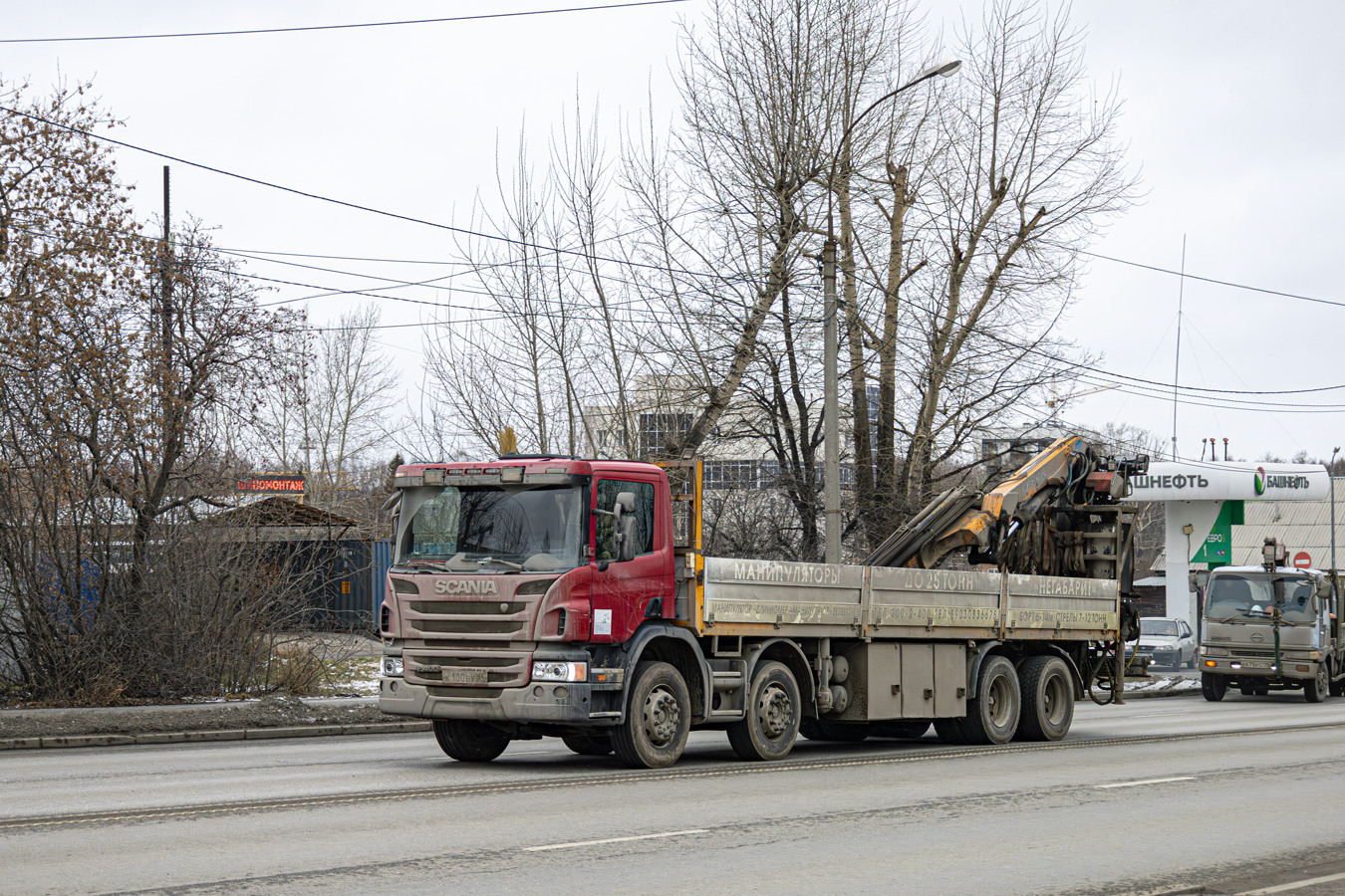 Свердловская область, № К 100 ВУ 54 — Scania ('2004) P400