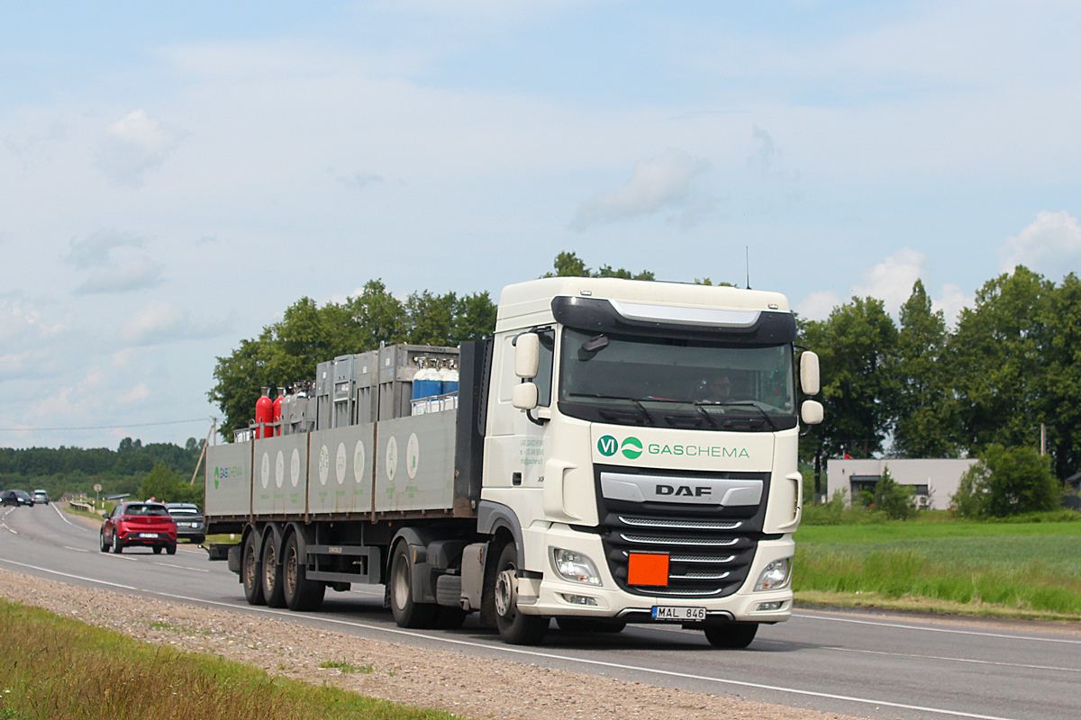 Литва, № MAL 846 — DAF XF Euro6 FT