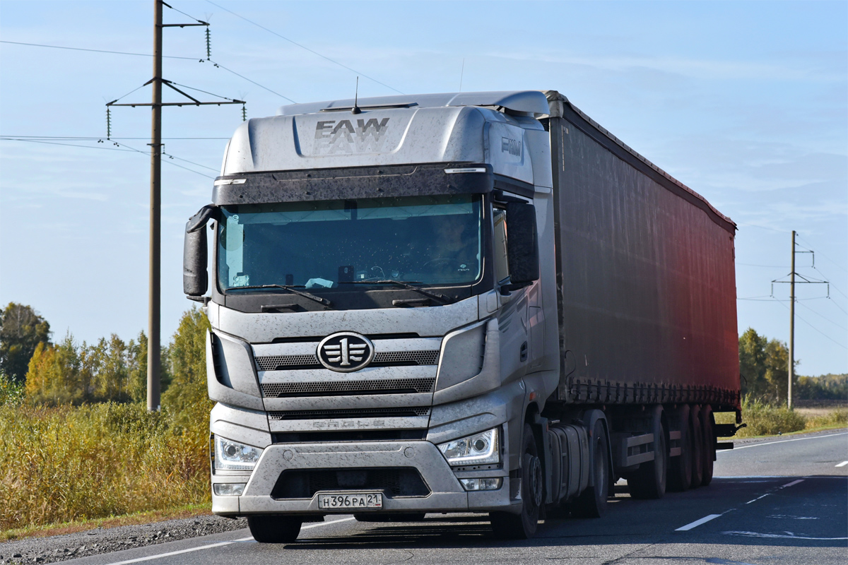 Чувашия, № Н 396 РА 21 — FAW J7 Eagle CA4180