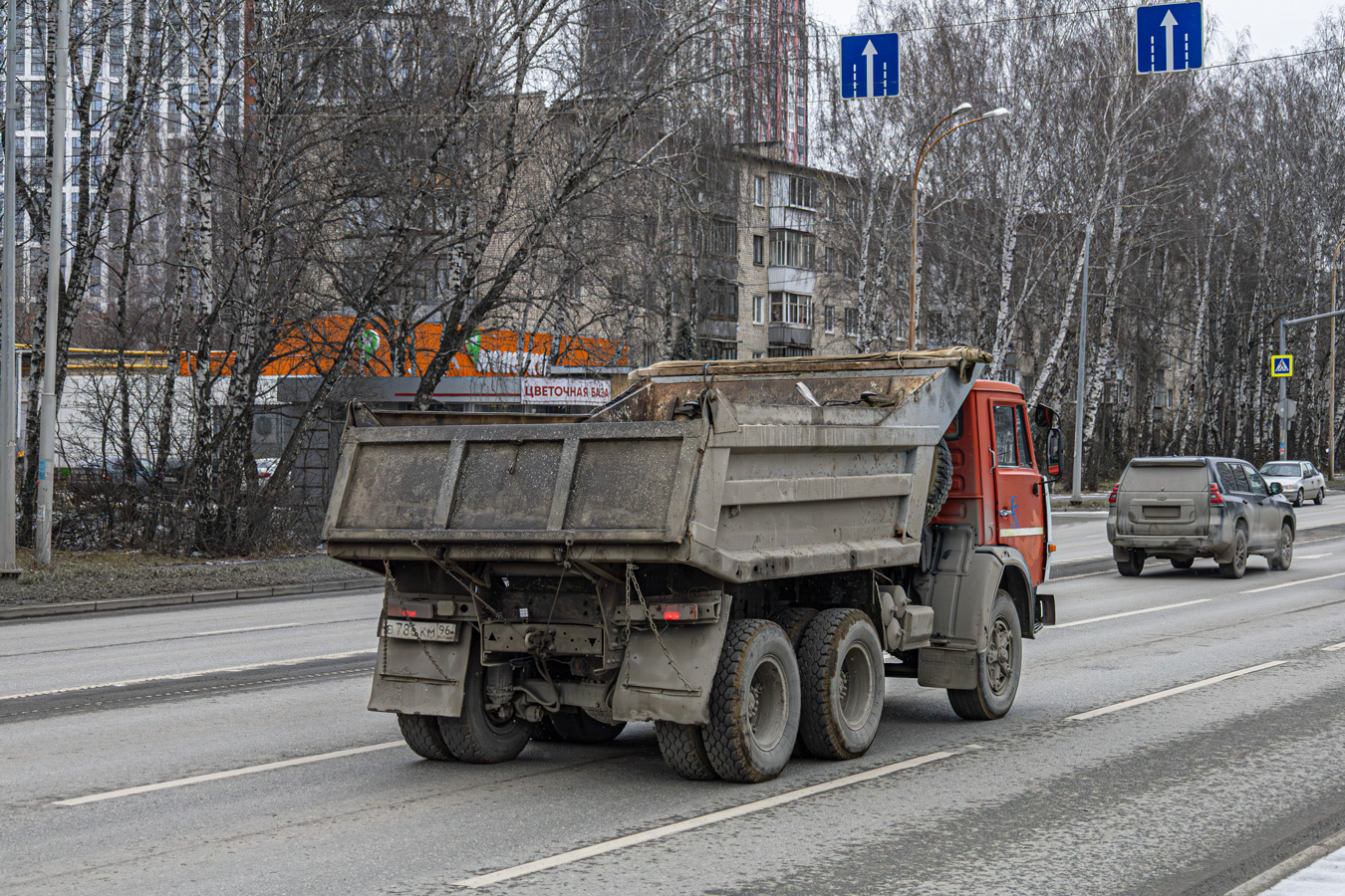 Свердловская область, № В 786 КМ 96 — КамАЗ-55111 [551110]