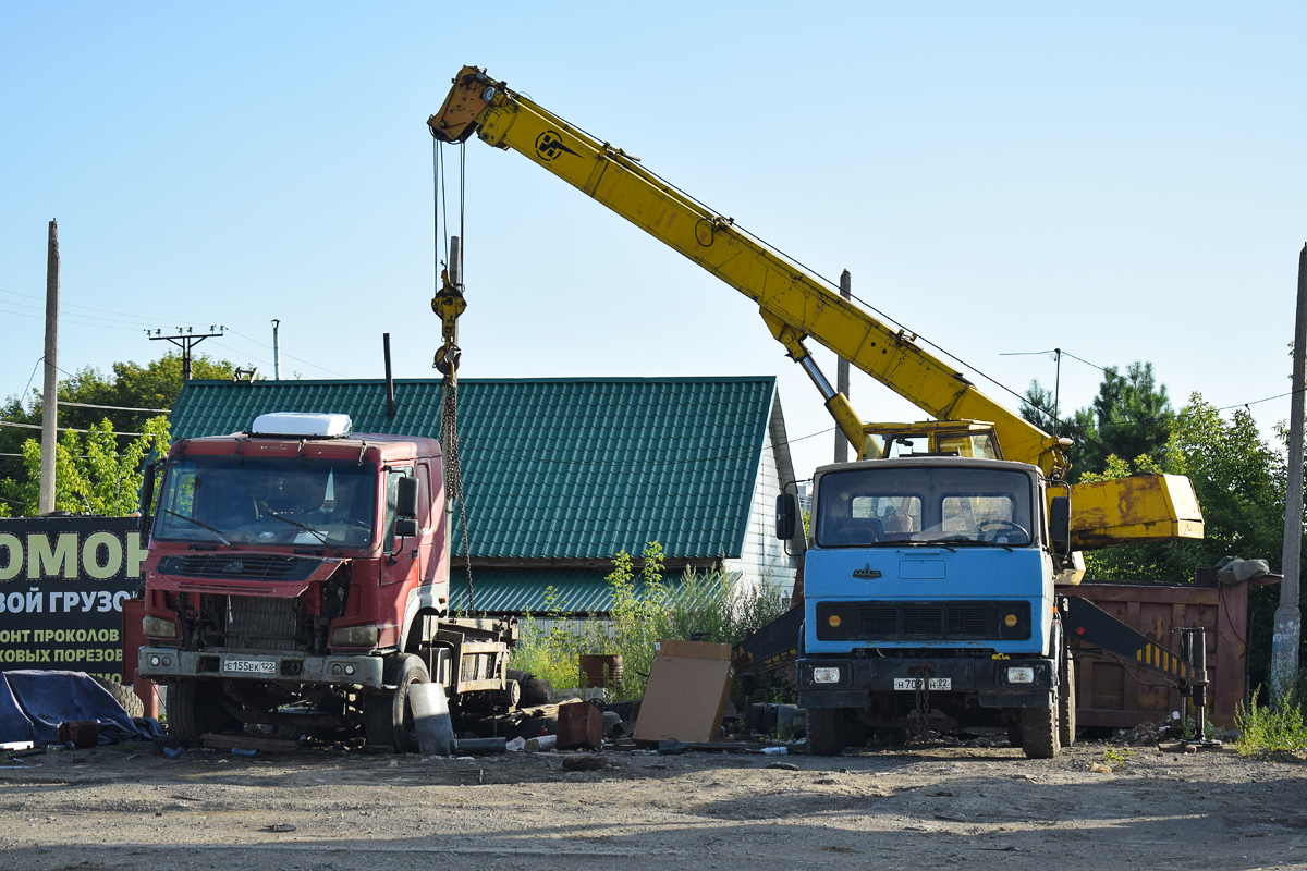 Алтайский край, № Е 155 ЕК 122 — Howo HW ZZ3257; Алтайский край, № Н 709 НН 22 — МАЗ-5337 [533700]