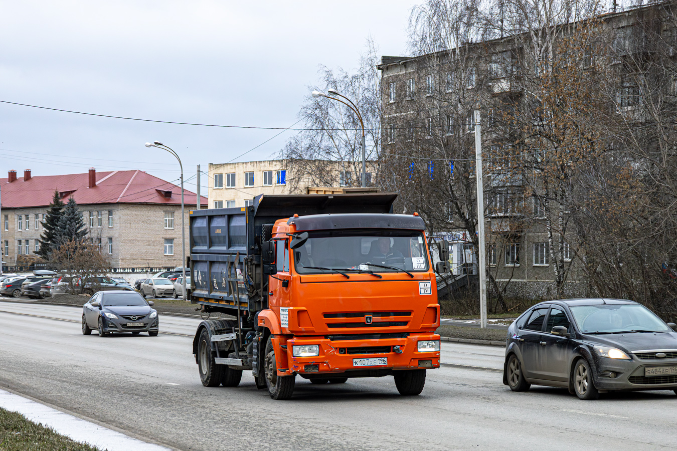 Свердловская область, № К 107 ХЕ 196 — КамАЗ-43253-G5(69)