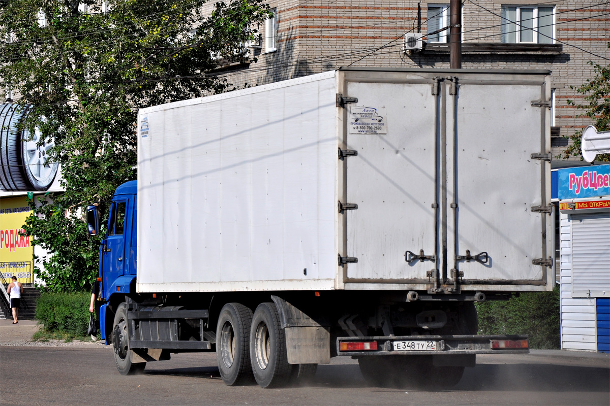 Алтайский край, № Е 348 ТУ 22 — КамАЗ-65117-62