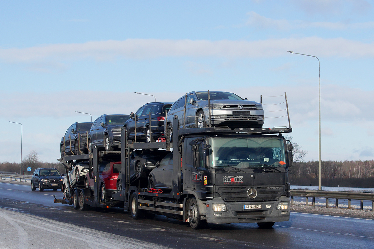 Литва, № GUA 821 — Mercedes-Benz Actros ('2003) 1841
