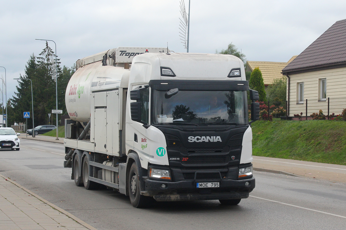 Литва, № MOE 795 — Scania ('2016) G-Series (общ. м)