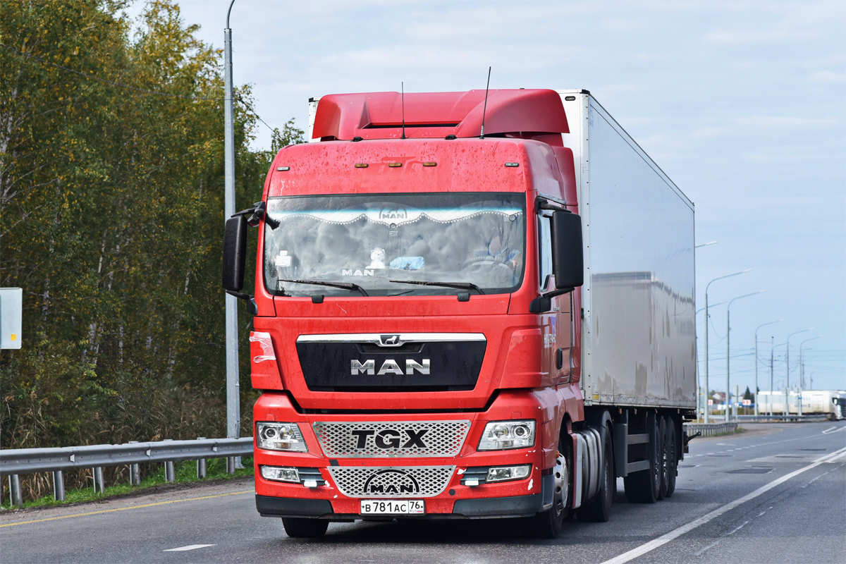 Ярославская область, № В 781 АС 76 — MAN TGX ('2007) 18.440