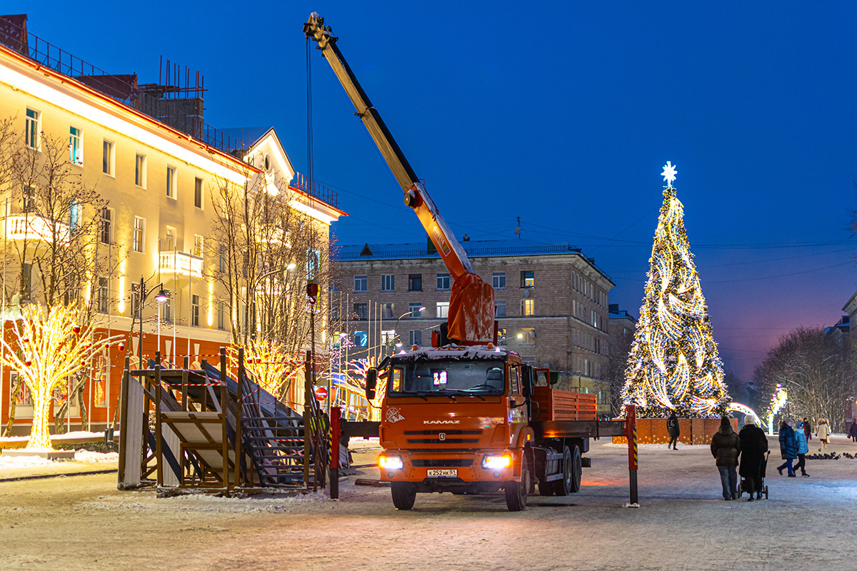 Мурманская область, № К 252 НК 51 — КамАЗ-65115 (общая модель)