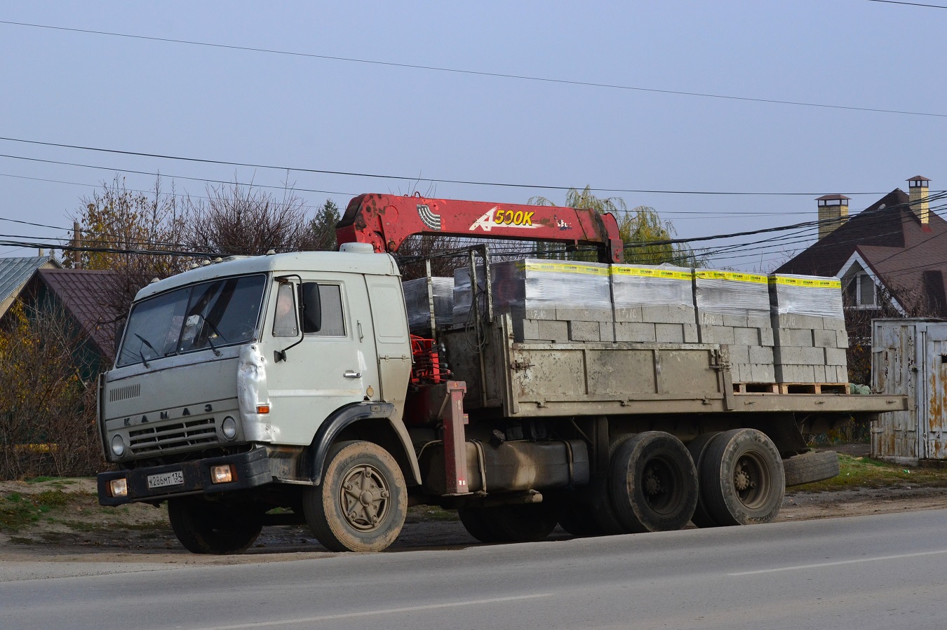 Волгоградская область, № К 286 МТ 134 — КамАЗ-53212