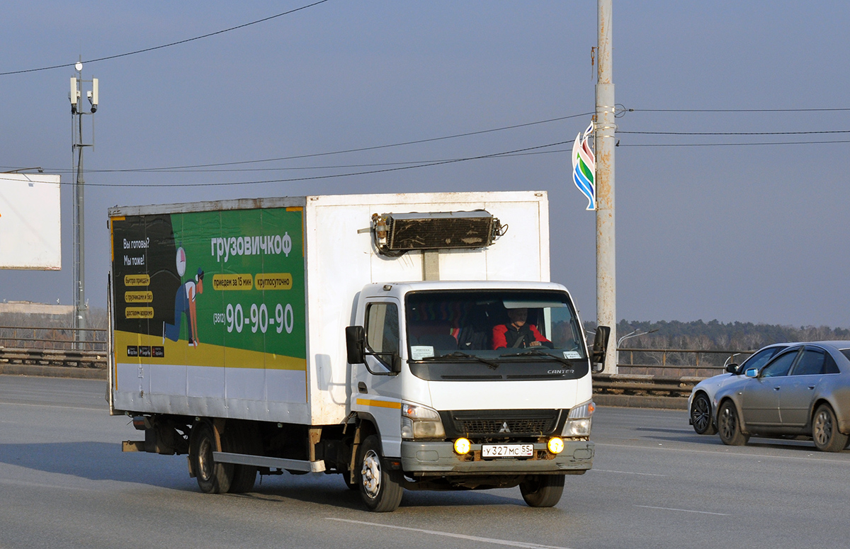 Омская область, № У 327 МС 55 — Mitsubishi Fuso Canter