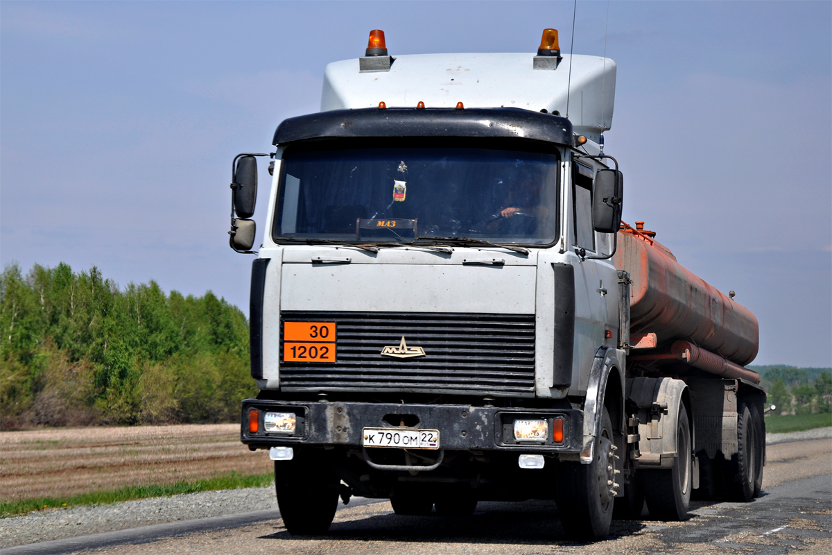 Алтайский край, № К 790 ОМ 22 — МАЗ-54329