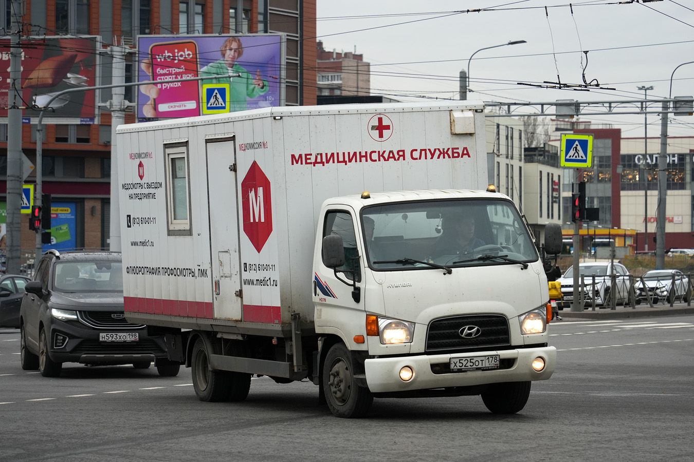 Санкт-Петербург, № Х 525 ОТ 178 — Hyundai HD78 [XWE]