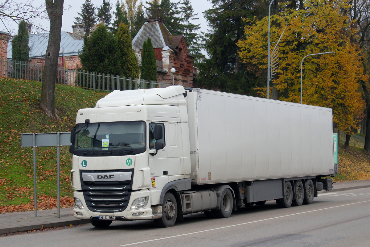 Литва, № MIU 967 — DAF XF Euro6 FT