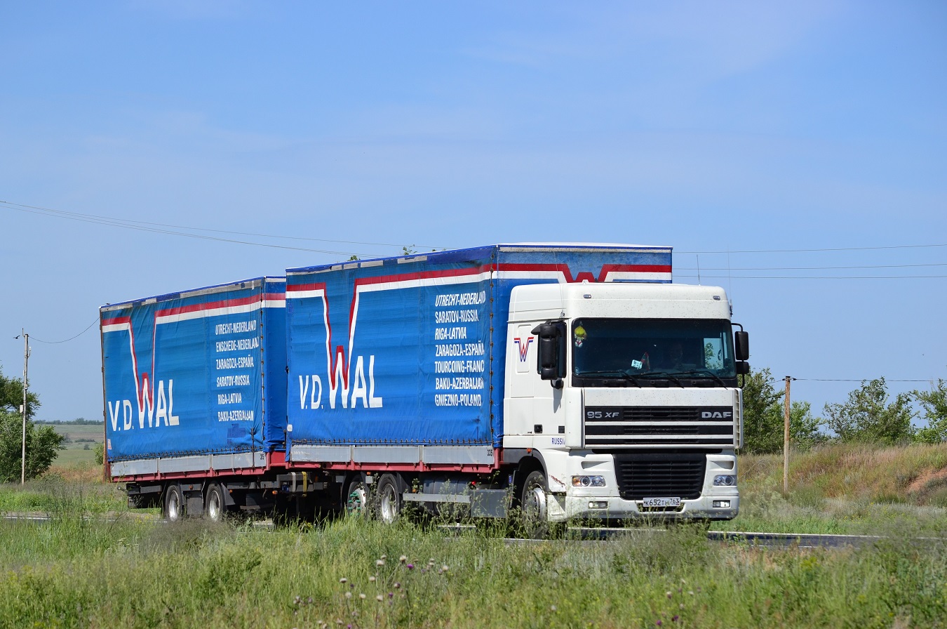 Самарская область, № К 652 ТН 763 — DAF 95XF FAR