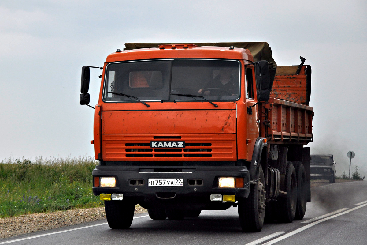 Алтайский край, № Н 757 УА 22 — КамАЗ (общая модель)