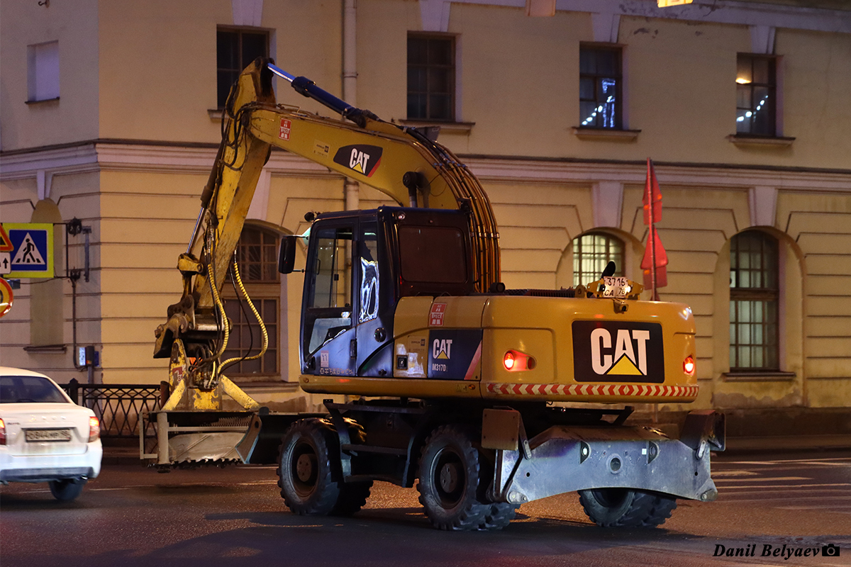 Санкт-Петербург, № 3716 СА 78 — Caterpillar M317