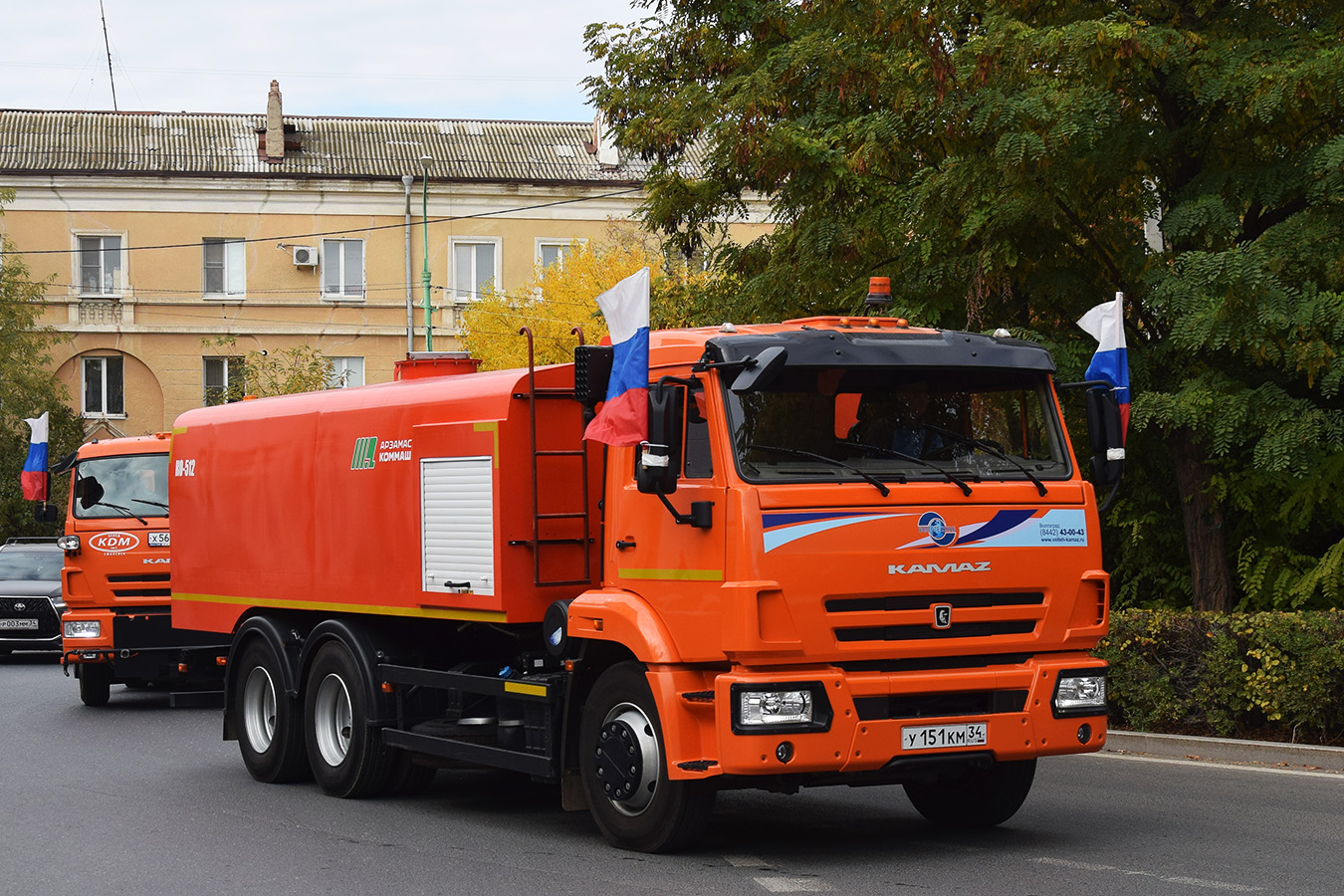 Волгоградская область, № У 151 КМ 34 — КамАЗ-65115 (общая модель)