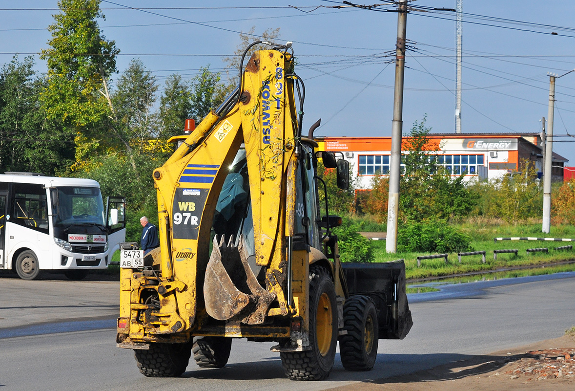 Омская область, № 5473 АВ 55 — Komatsu WB97