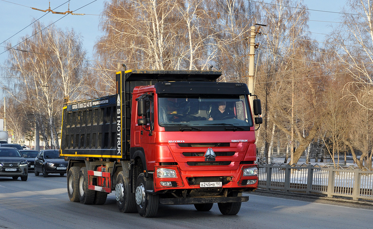 Омская область, № В 245 МВ 155 — Howo HW ZZ3407