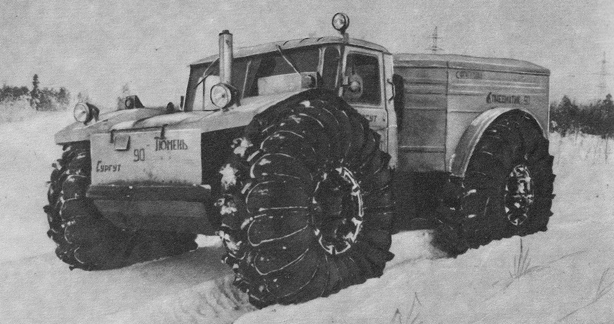 Ханты-Мансийский автоном.округ, № (86) Б/Н СТ 0013 — ТС индивидуального изготовления; Прочие, Россия / СССР — Исторические фотографии (Спецтехника)