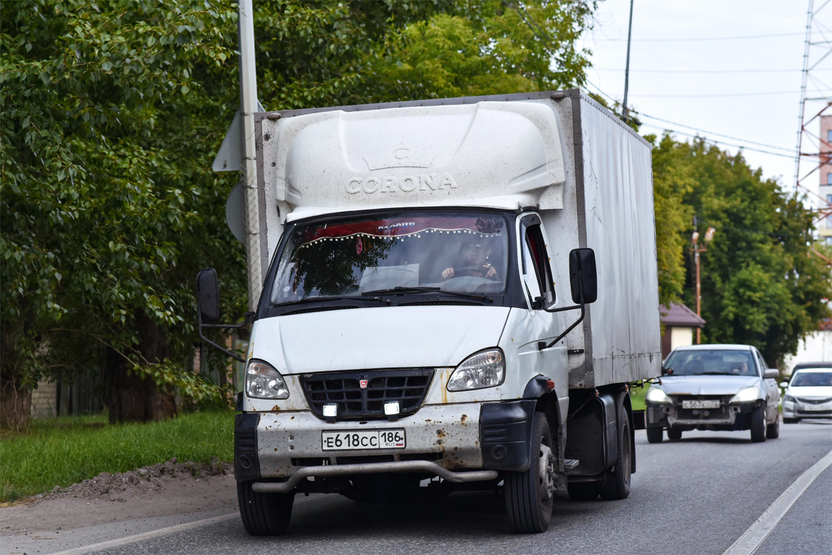 Ханты-Мансийский автоном.округ, № Е 618 СС 186 — ГАЗ-331061 "Валдай"