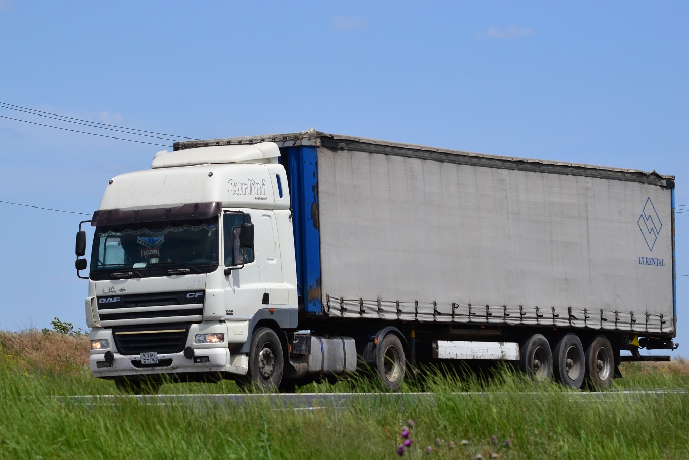 Самарская область, № К 750 ЕТ 763 — DAF CF85 FT