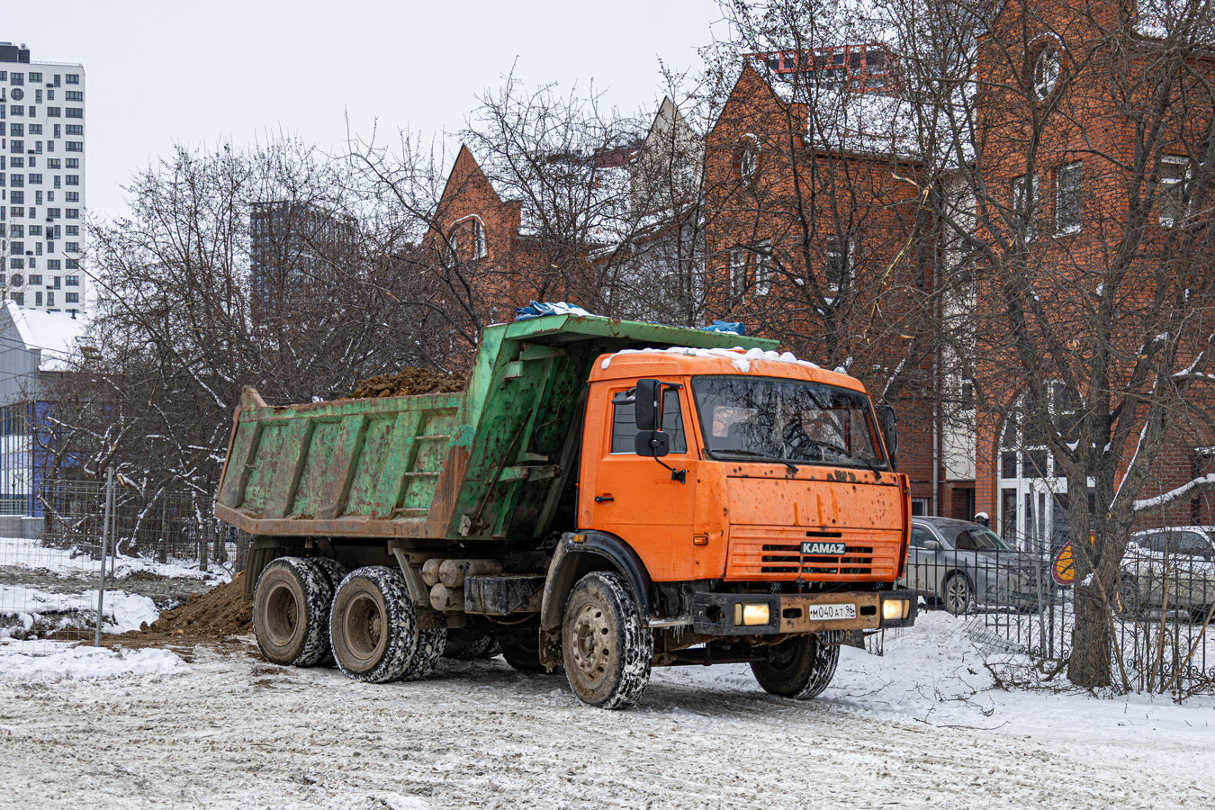 Свердловская область, № М 040 АТ 96 — КамАЗ-65115-01 [65115A]