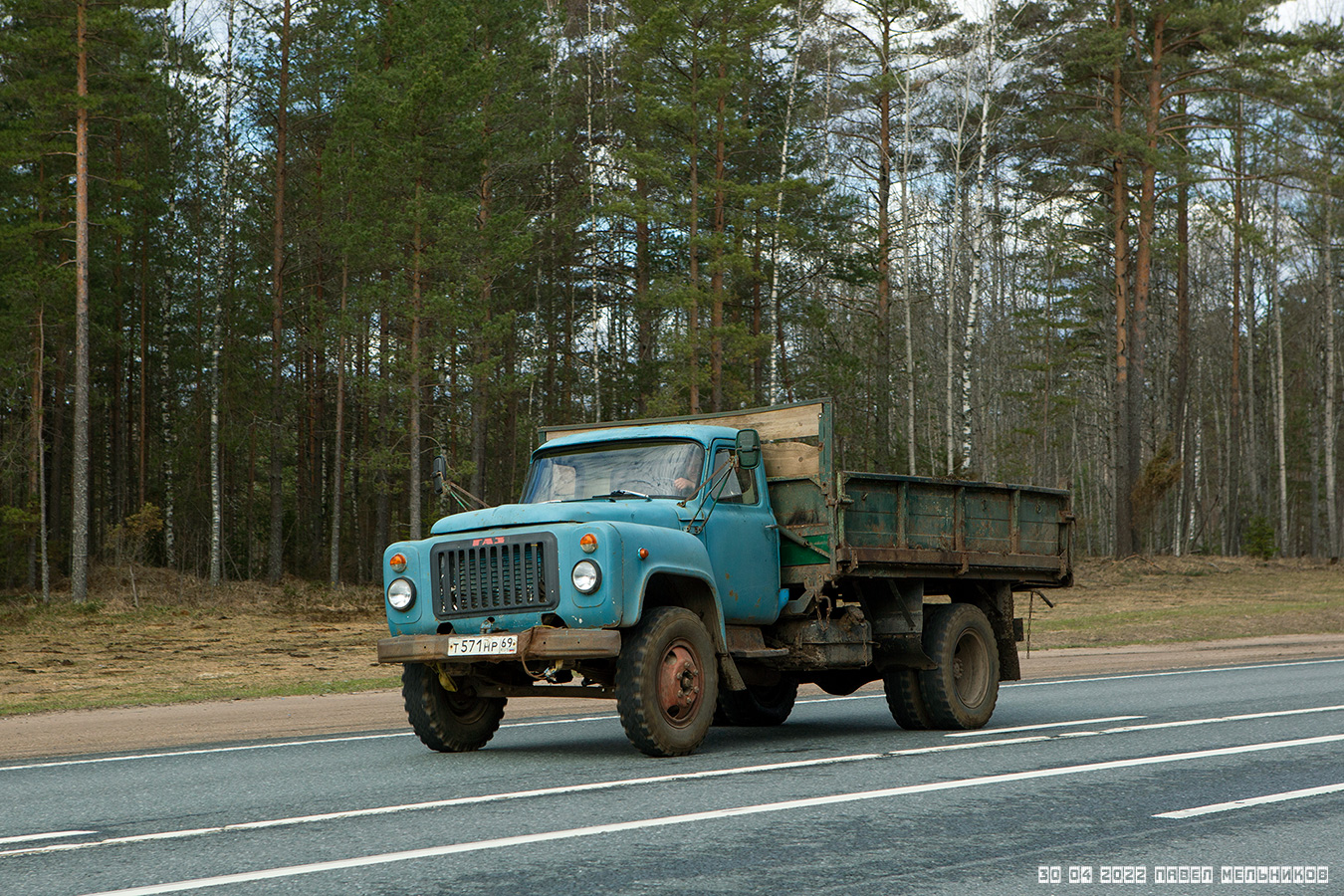 Тверская область, № Т 571 НР 69 — ГАЗ-53-12