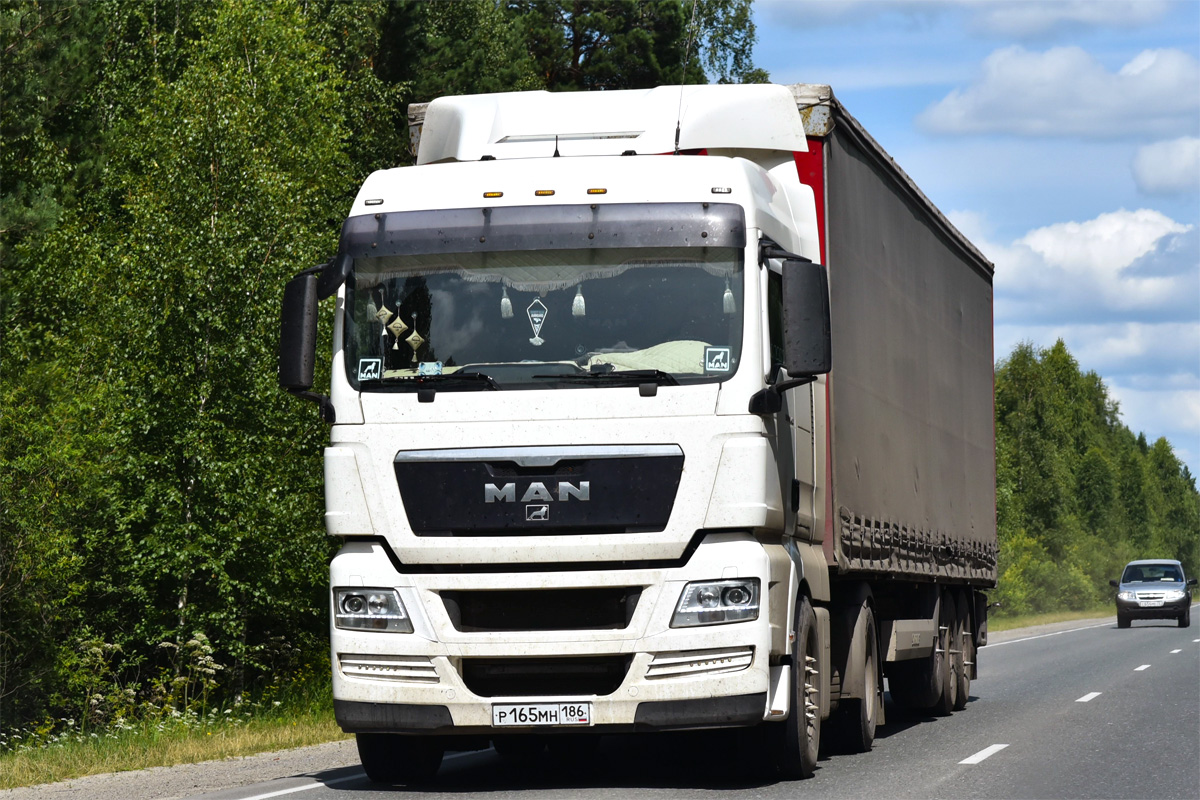Ханты-Мансийский автоном.округ, № Р 165 МН 186 — MAN TGX ('2007) 18.400
