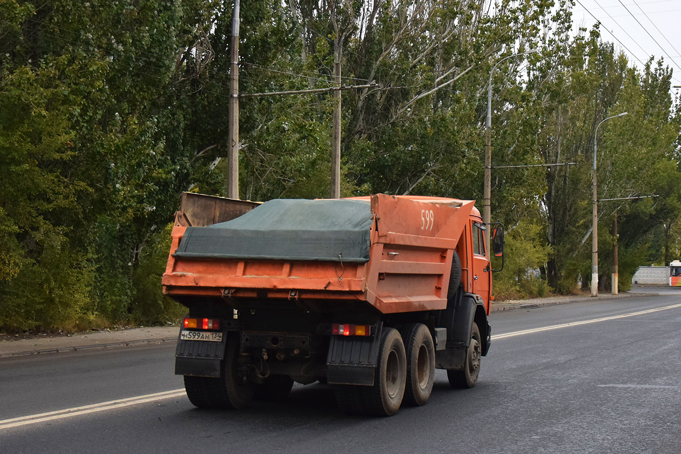 Волгоградская область, № Н 599 АН 134 — КамАЗ-55111-15 [55111R]