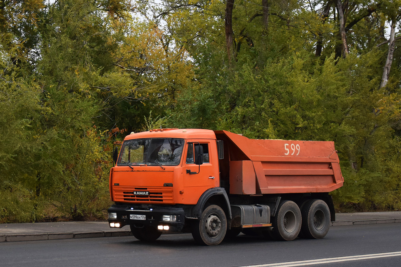 Волгоградская область, № Н 599 АН 134 — КамАЗ-55111-15 [55111R]