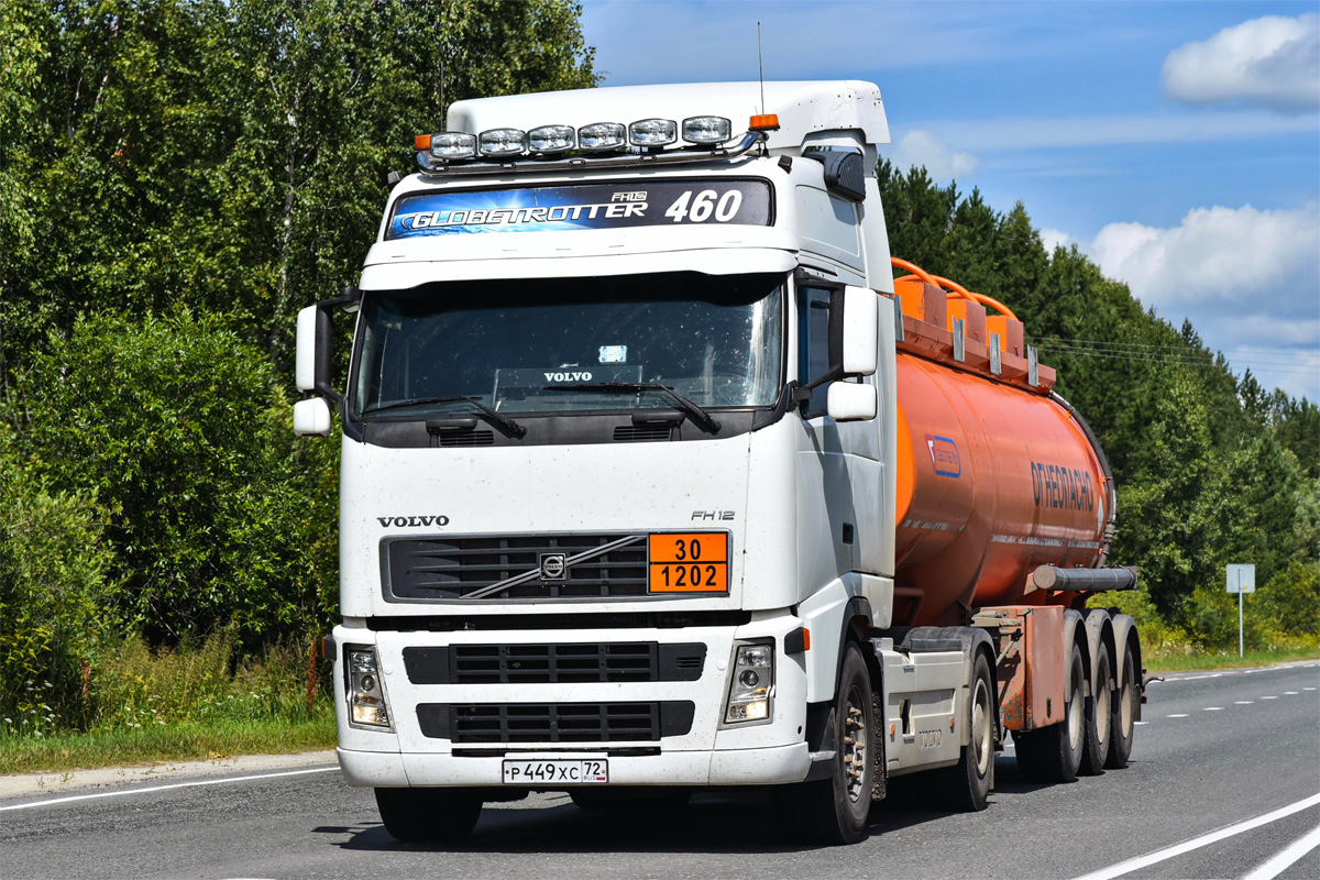 Тюменская область, № Р 449 ХС 72 — Volvo ('2002) FH12.460