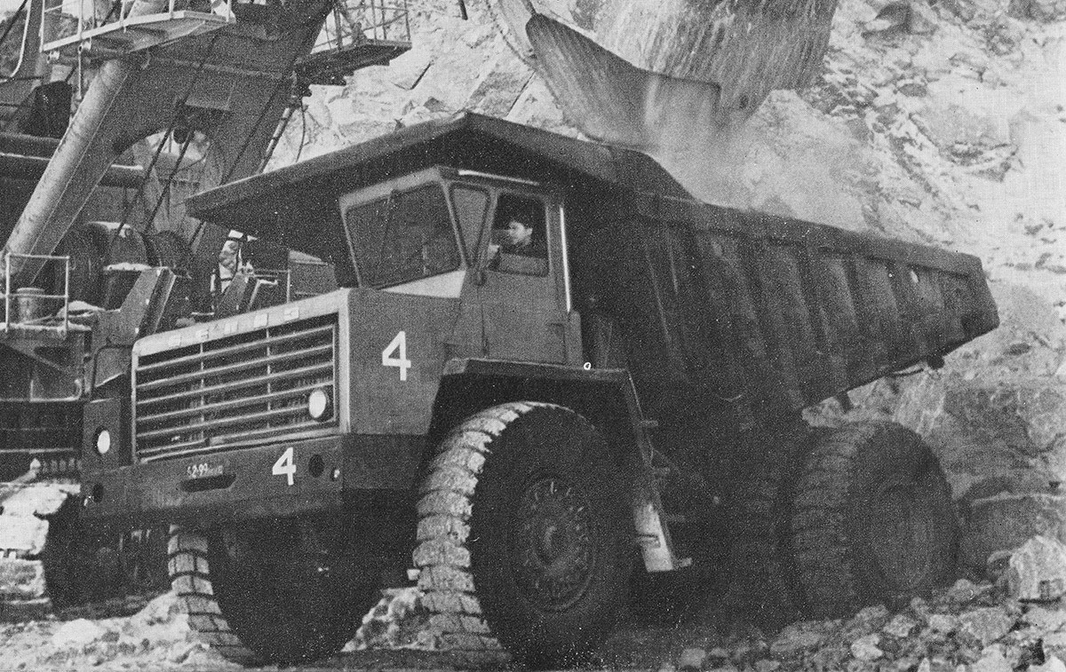 Мурманская область, № 4 — БелАЗ-548А; Исторические фотографии (до 2000 года) (Мурманская область)