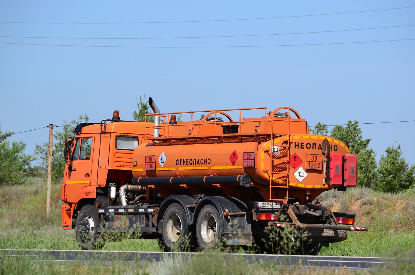 Волгоградская область, № Е 253 ТО 134 — КамАЗ-65115 (общая модель)