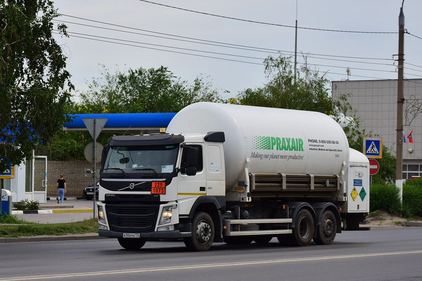 Волгоградская область, № В 386 МВ 134 — Volvo ('2013) FM.410 [X9P]