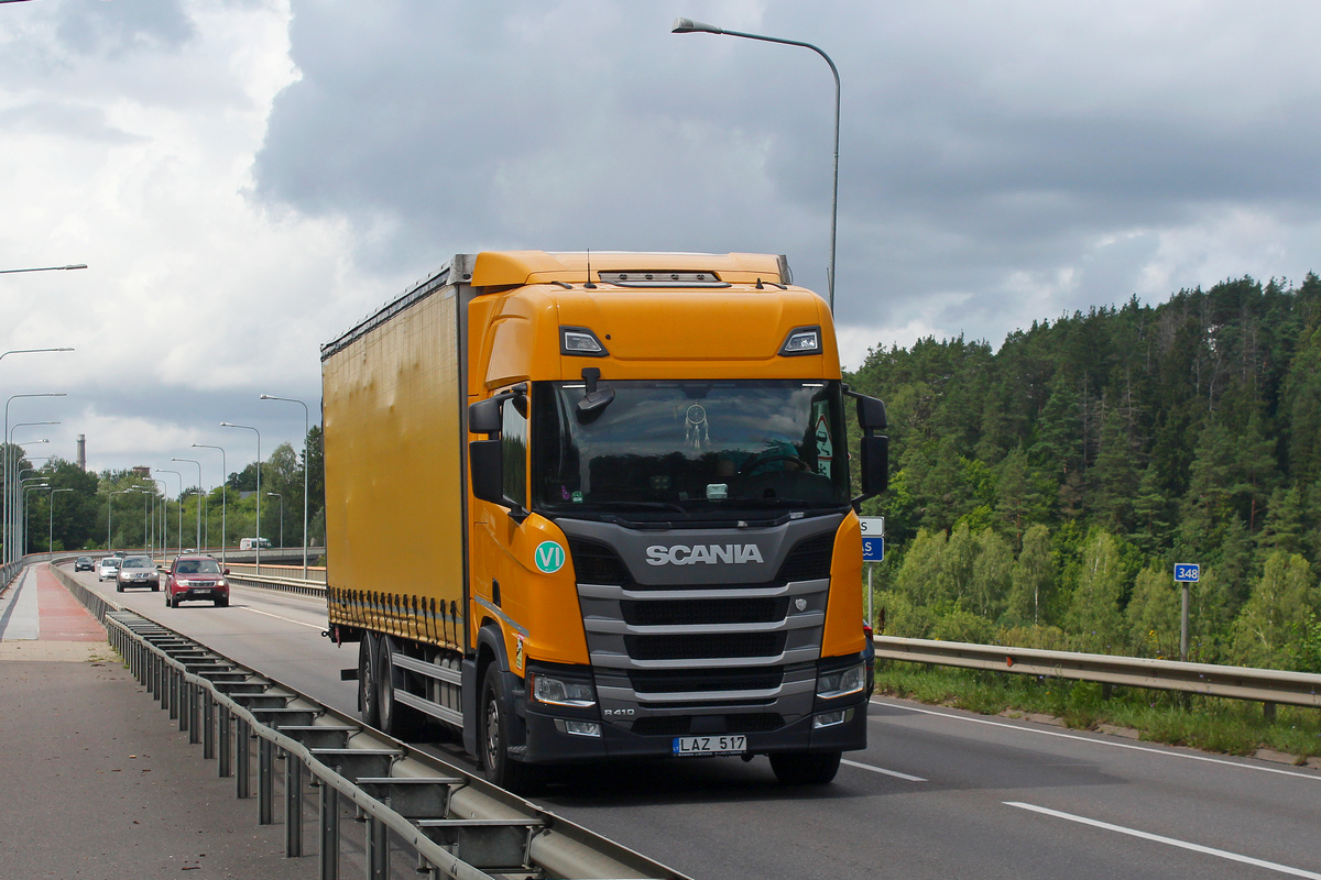 Литва, № LAZ 517 — Scania ('2016) R410