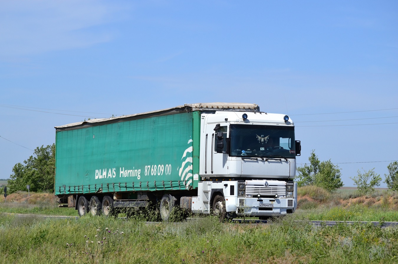 Челябинская область, № А 596 МА 174 — Renault Magnum AE ('1990)